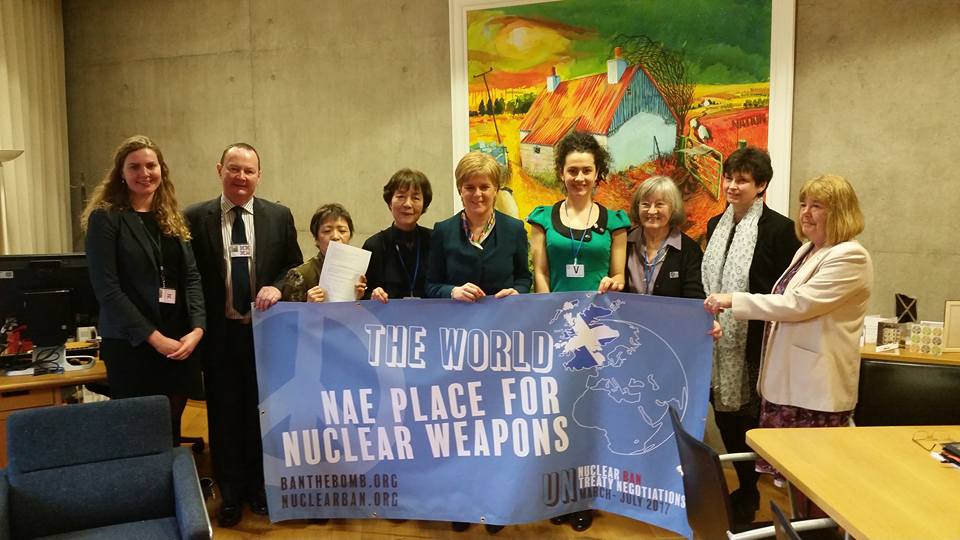 Hibakusha visit to Scotland to highlight the nuclear ban